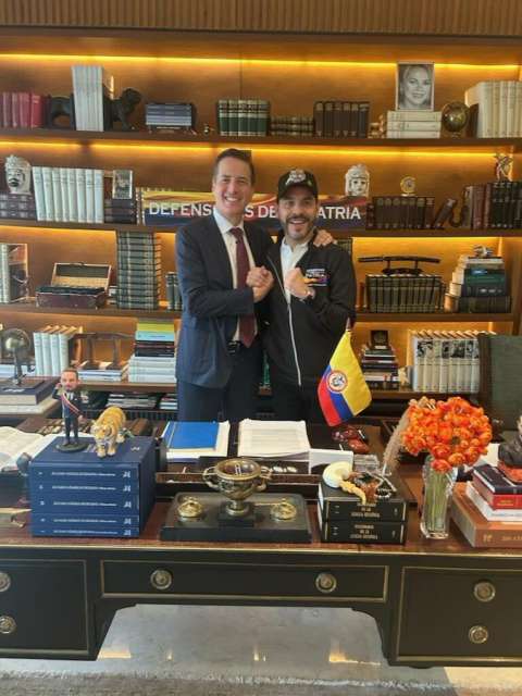 De la Espriella se reúne con Bernie Moreno de EE. UU: el senador volverá para la posesión