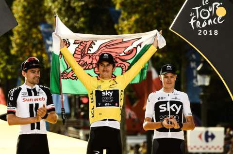 Geraint Thomas, rey de Gales