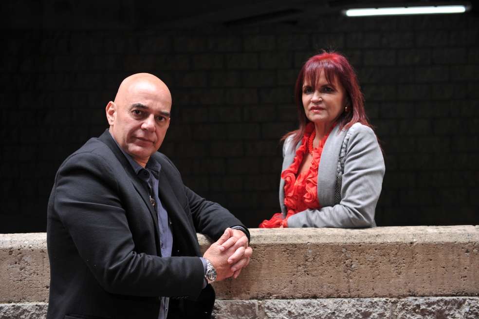 Juan Manuel Ortiz e Ivonne Hernández, exvendedores de la empresa Radiodifusores Unidos de José Roberto Prieto. / Mauricio Alvarado - El Espectador