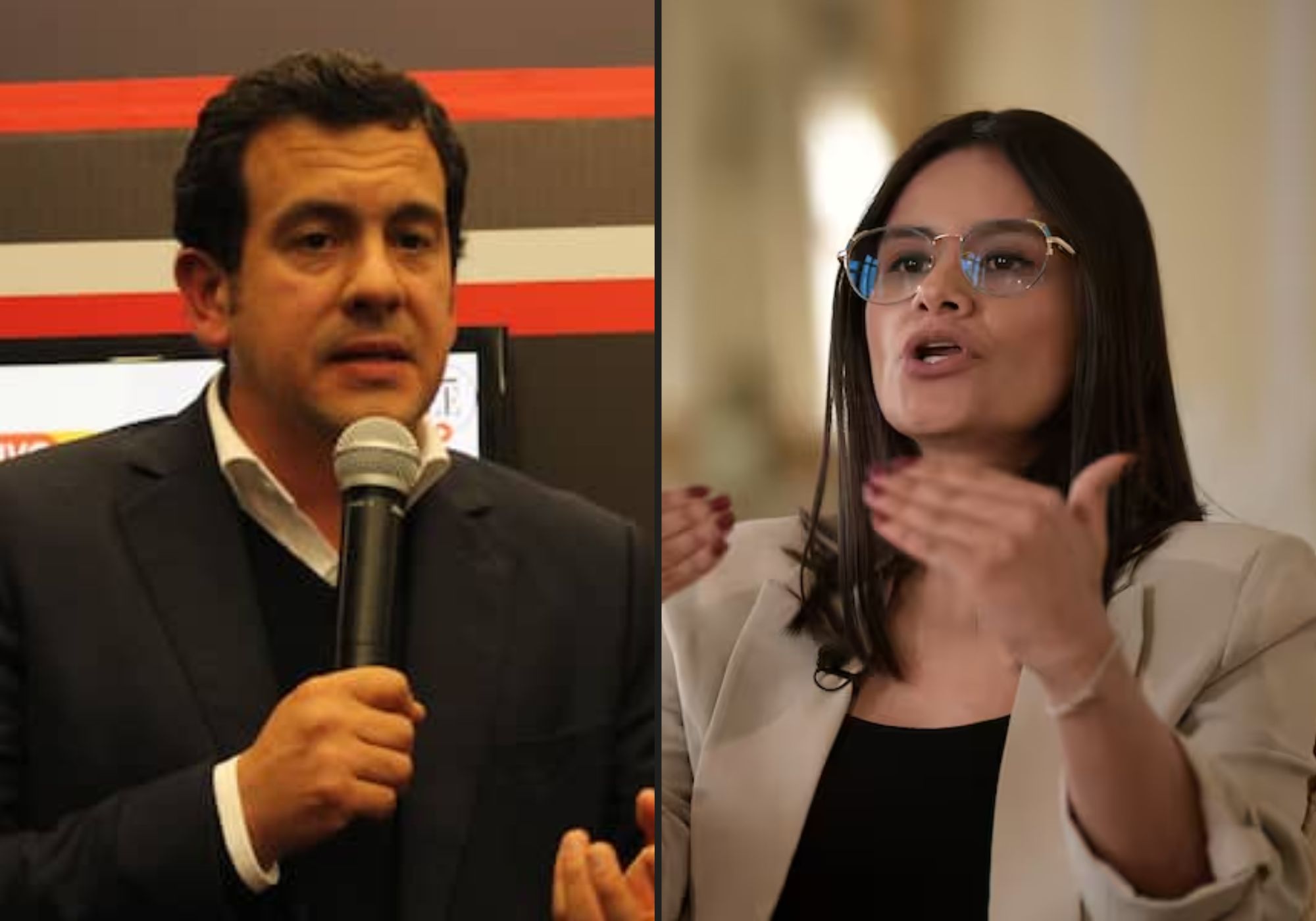 Rodrigo Lara y Angie Rodríguez.
