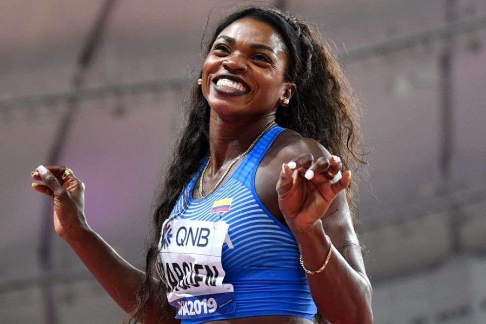 Caterine Ibargüen es la ronda clasificatoria de Tokio 2020.