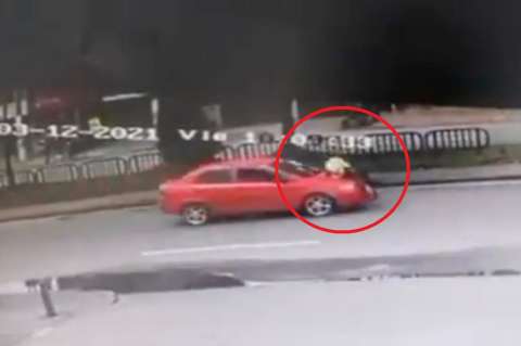 En video: conductor atropelló a un policía de tránsito en el sur de Bogotá