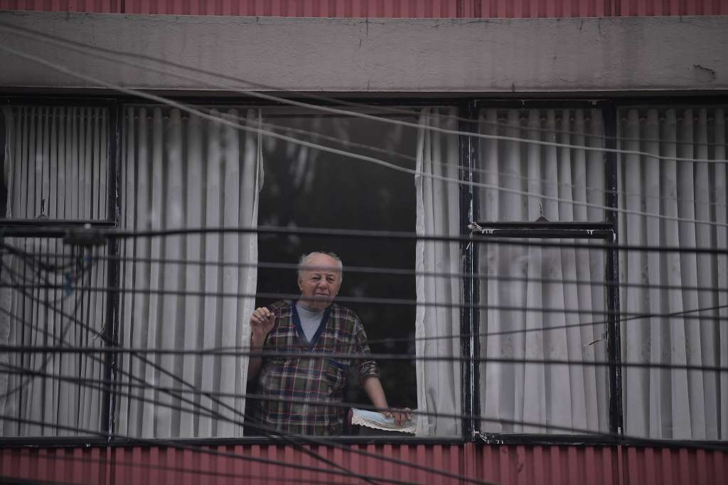 Aspectos generales de Bogotá, en el primer día del simulacro de aislamiento preventivo, a causa del coronavirus.