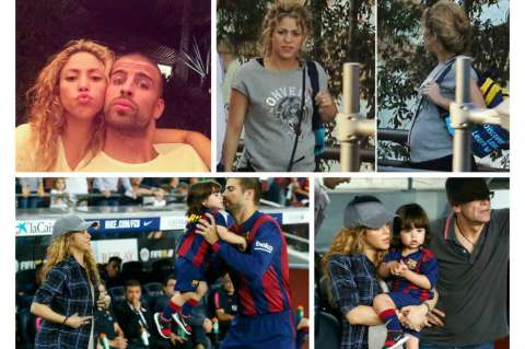Shakira y Piqué a pocos días de ser de nuevo padres