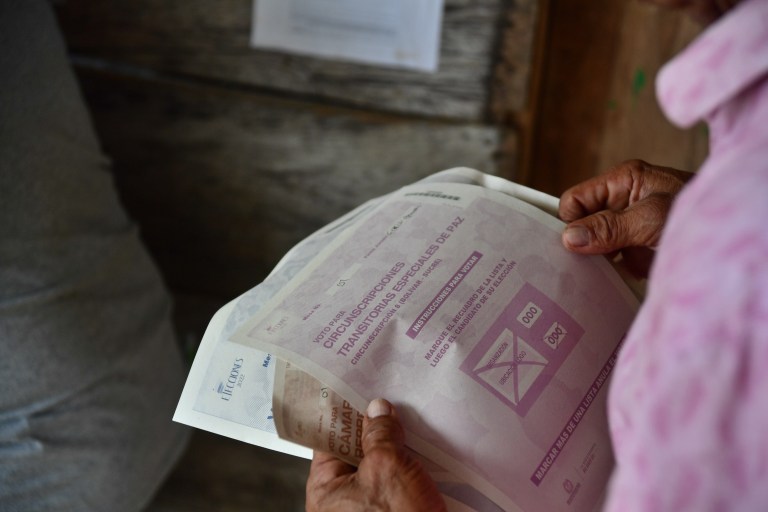 Elecciones 2026: ¿Cómo es el tarjetón para votar por las curules de paz?