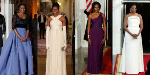 Doce momentos en los que Michelle Obama nos deslumbró con su estilo