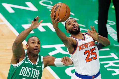 Jalen Brunson y Mikal Bridges lideran otra remontada épica frente a Celtics: video