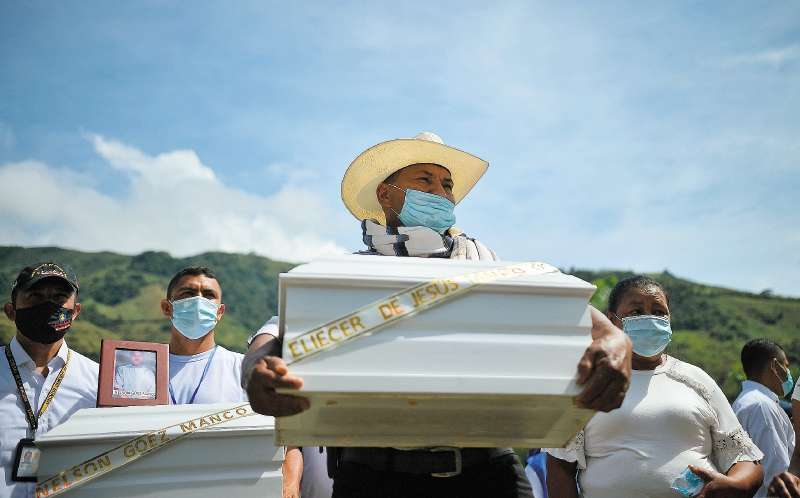 En las tres jornadas de exhumación que lleva la JEP en Dabeiba se han hecho 71 hallazgos forenses que podrían ser de más falsos positivos.