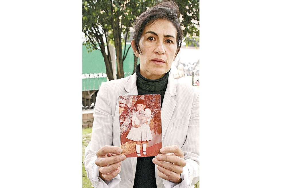 Luz Adriana González Delgado, hermana de Ángela Milena González Delgado. / Óscar Güesguán