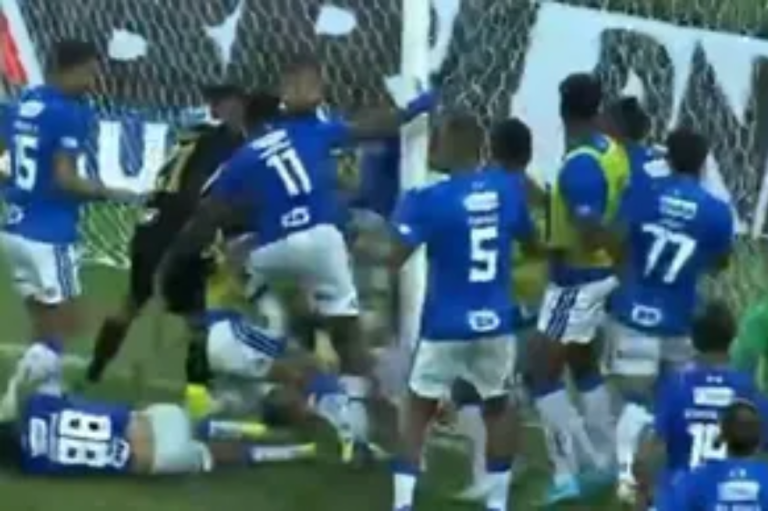 Final en Brasil termina en pelea: 23 expulsados en Cruzeiro vs. Atlético Mineiro