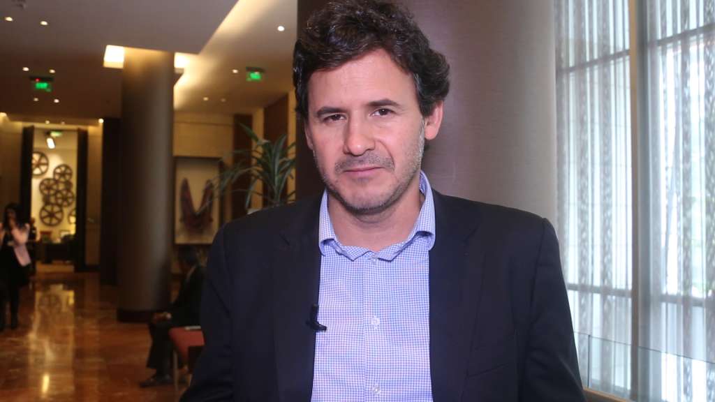 Diego Bautista, el organizador del Encuentro Internacional de Diálogo entre Opuestos./Foto: Mauricio Alvarado.