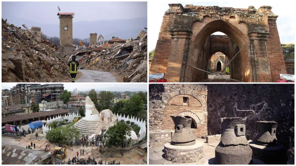 Lo que el viento se llevó: monumentos destruidos por catástrofes naturales