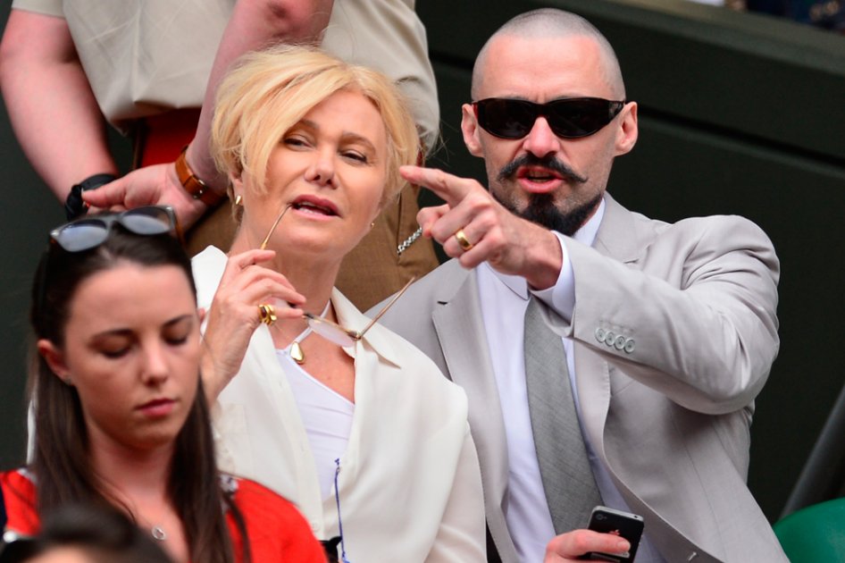 Hugh Jackman y su esposa Deborra-Lee Furness. / AFP