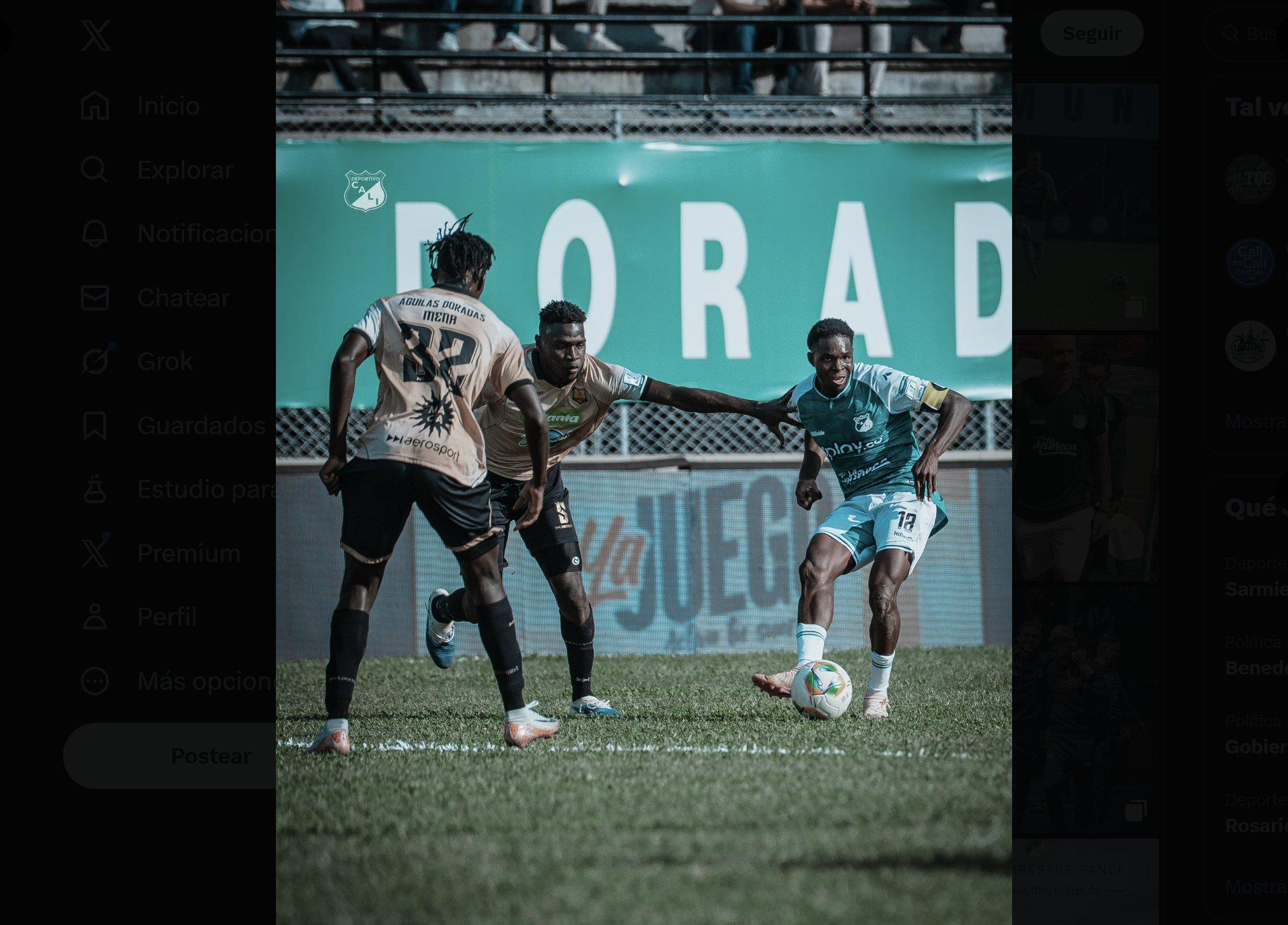 Águilas Doradas 2-1 Deportivo Cali este jueves 29 de enero por la tercera fecha de la Liga Betplay 2026-I.
