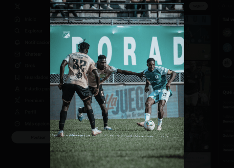 Deportivo Cali no pudo con Águilas Doradas y cayó derrotado en el último minuto