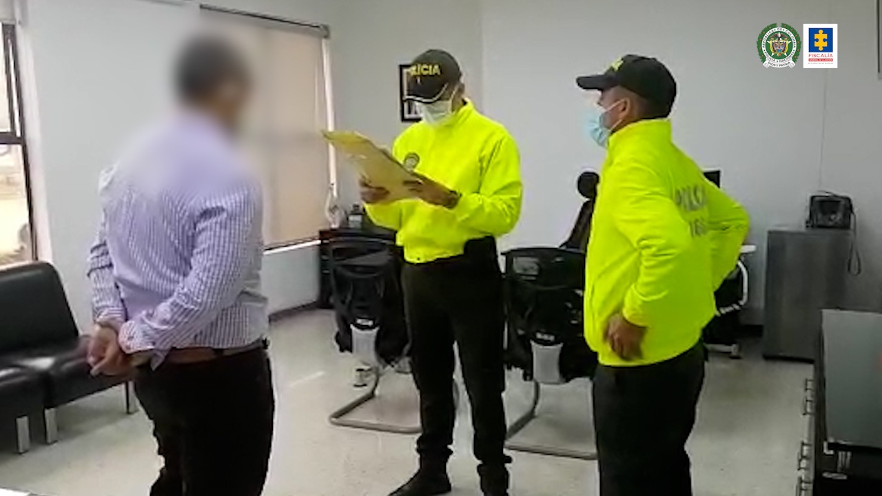 El fiscal Jorge Iván Ríos fue capturado en Cali el pasado 11 de marzo.