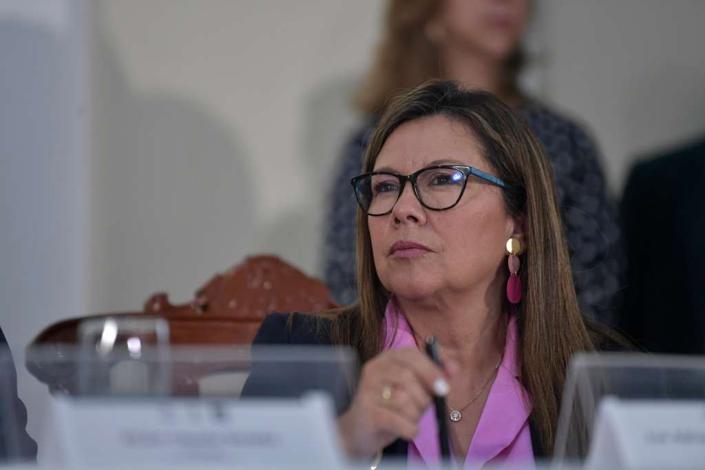 Fiscal General durante la radicación de la reforma a la justicia en el Congreso de la República