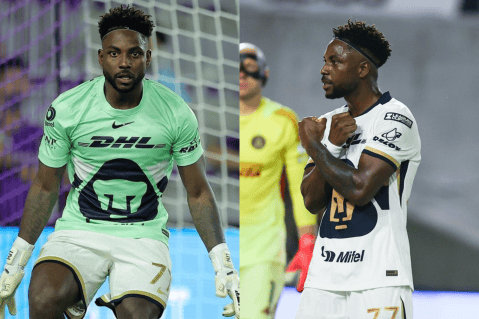 Álvaro Ángulo hizo gol en Pumas y terminó de arquero por expulsión de Keylor Navas