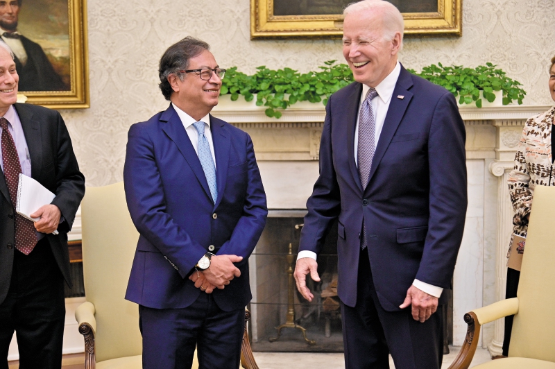 Presidentes Gustavo Petro y Joe Biden.