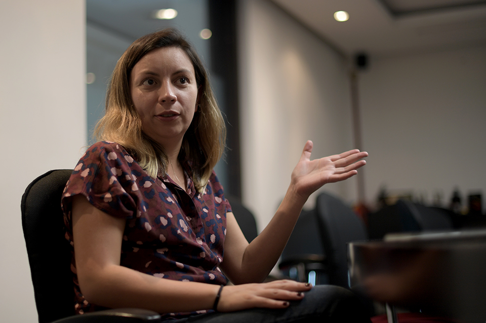 Diana Arias, directora del Festival Internacional de Cine por los Derechos Humanos. / Gustavo Torrijos - El Espectador