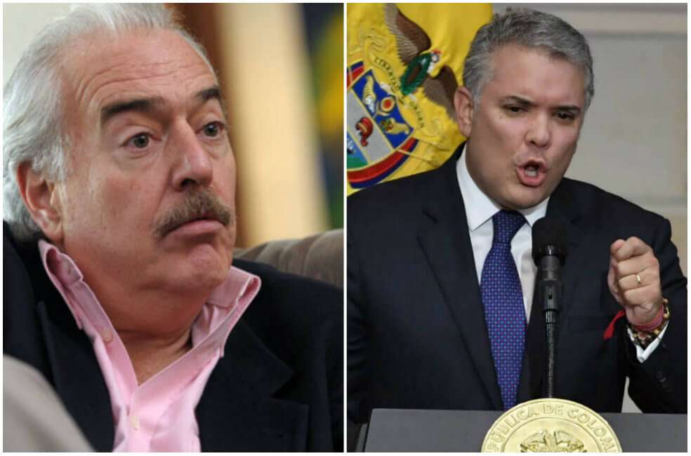 “En Colombia se protesta hoy contra todo, menos contra lo esencial”, dijo el expresidente Andrés Pastrana en una carta sobre el paro nacional que le mandó al presidente Iván Duque. / De izquierda a derecha: archivo El Espectador, y Óscar Pérez/ El Espectador.