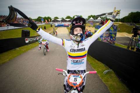 Mariana Pajón volvió a la victoria en Panamericano de BMX en Brasil