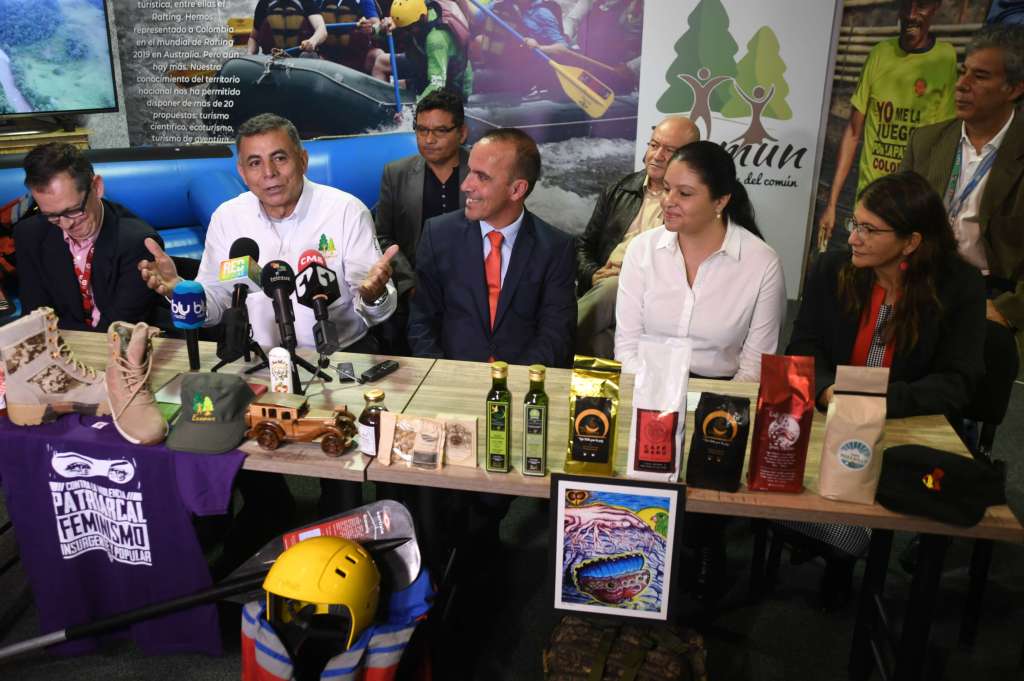 Ecomun se lanzó en Agroexpo y contó con la presencia de la Agencia para la Reincorporación y la Normalización (ARN), el Fondo Europeo para la Paz y el Consejo Nacional de Reincorporación (CNR). / Gustavo Torrijos