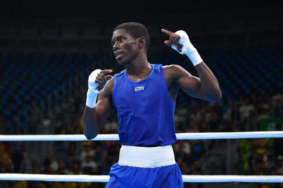 Yurberjen Martínez, el boxeador colombiano que sorprende en Río 2016. / AFP