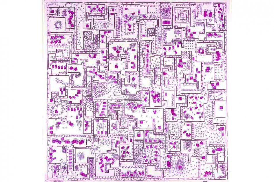 Obra “Ciudades”, del artista León Ferrari. / Colección Macba 2014
