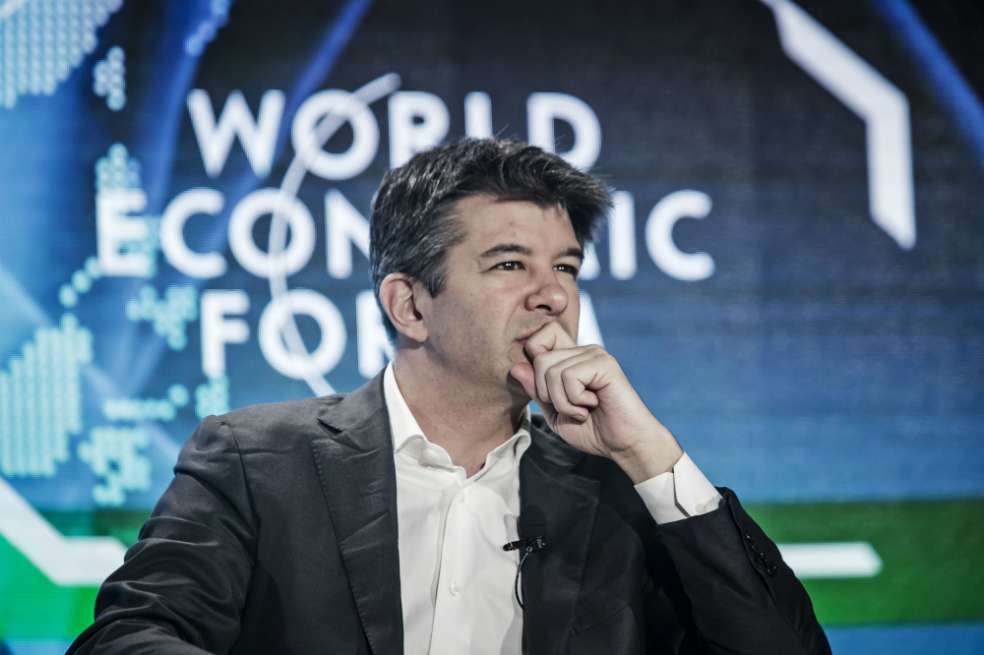 Travis Kalanick, fundador de Uber, quien se alejará indefinidamente de su compañía debido a la seriedad de los escándalos que han sacudido a la empresa. / Bloomberg