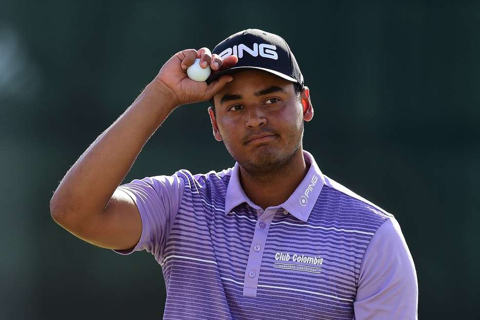 Juan Sebastián Muñoz, golfista bogotano de 24 años. /AFP