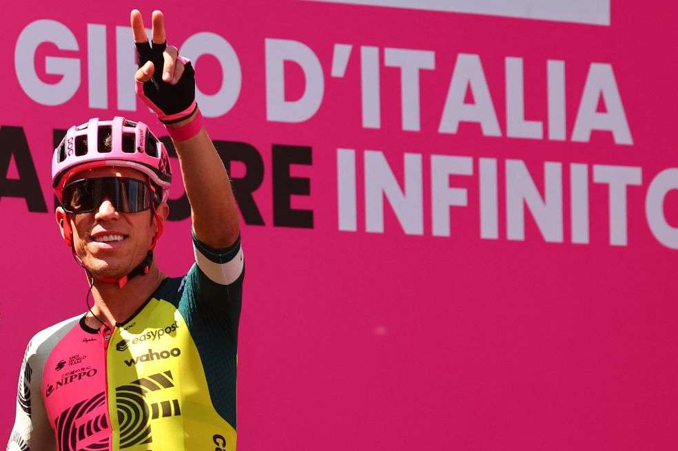 Rigoberto Urán en el Giro de Italia 2023.