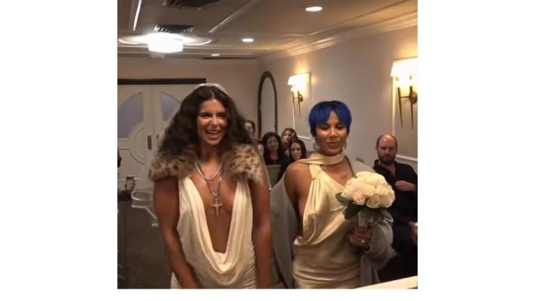 Así fue la boda de Nathy Peluso y Tokischa, en Las Vegas antes de los Latin Grammy