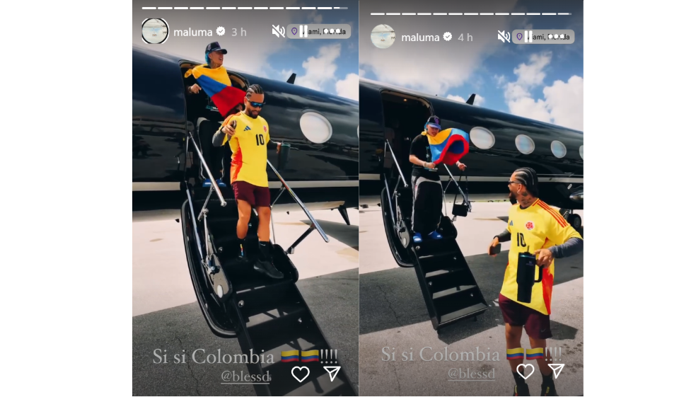 Maluma, Ryan Castro y otros famosos que apoyaron a la selección Colombia en la final