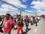 Indígenas de Chocó marchan en Bogotá, a pesar de impedimentos a su ingreso