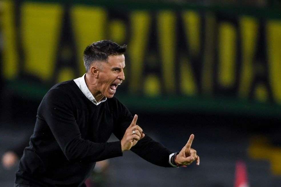 Pablo Peirano, el entrenador de Independiente Santa Fe.