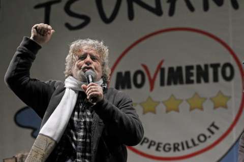 El comediante de la política italiana