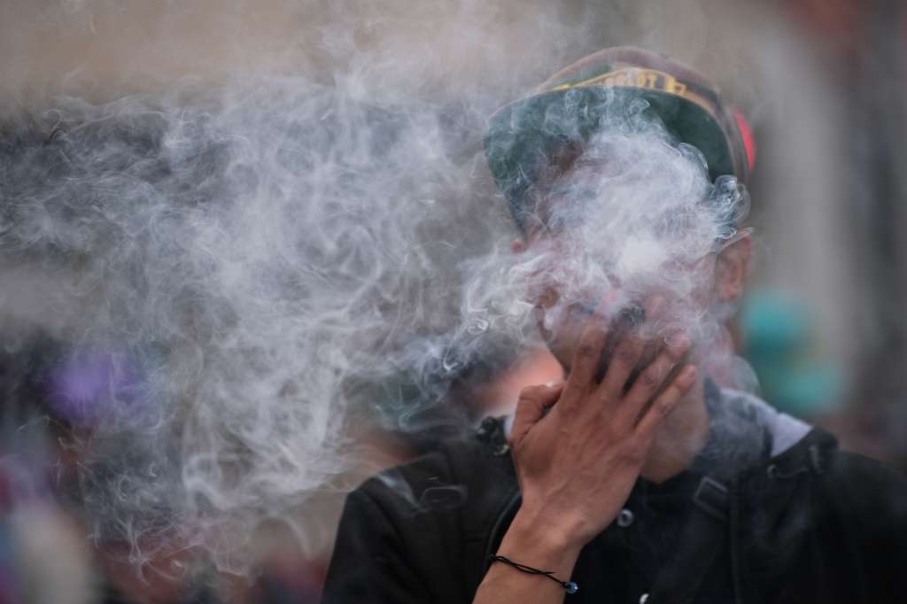 Marcha en favor de la legalización de la marihuana recreativa