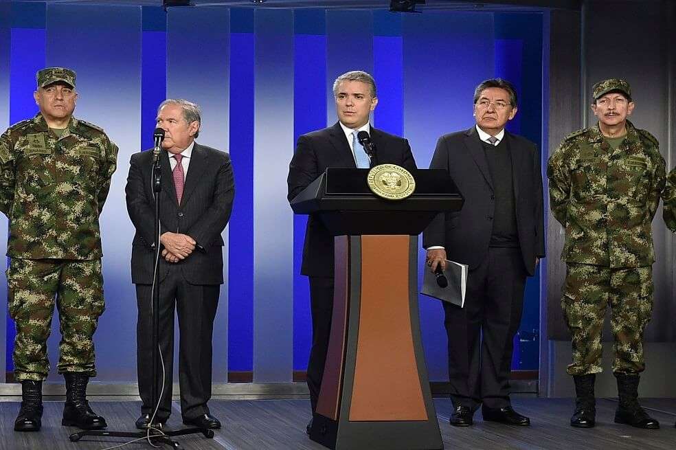 El presidente anunció que tendrá rendiciones de cuentas en materia de seguridad, como la de hoy, cada tres meses. / Presidencia