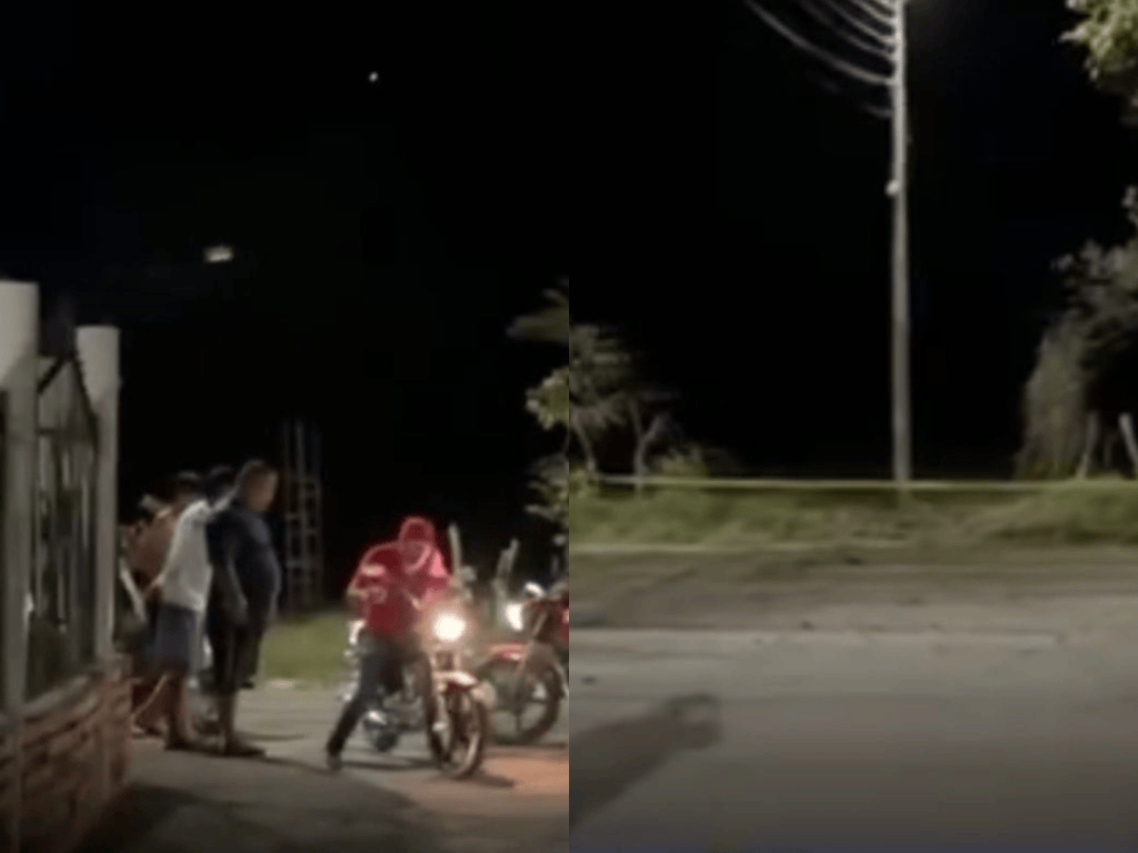 Autoridades inspeccionan la zona donde fue detonado un artefacto explosivo en el Norte de Santander, hecho que generó pánico entre los habitantes durante la madrugada.