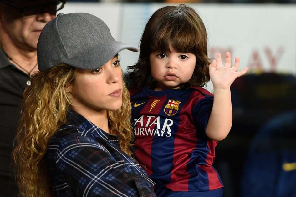 Shakira y Milan.