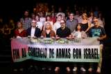 Actores y artistas españoles exigieron al gobierno el embargo de armas a Israel