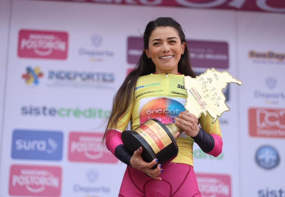 Lilibeth Chacón hizo historia y alcanzó su cuarta corona en la Vuelta a Colombia Femenina