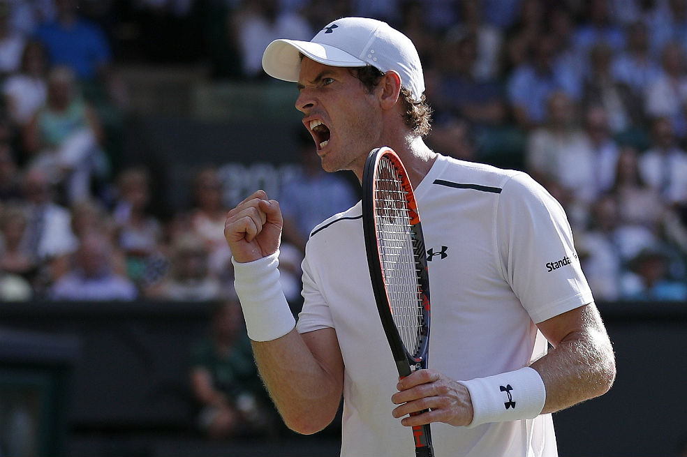 Andy Murray avanzó sin complicaciones a tercera ronda en Wimbledon. / AFP