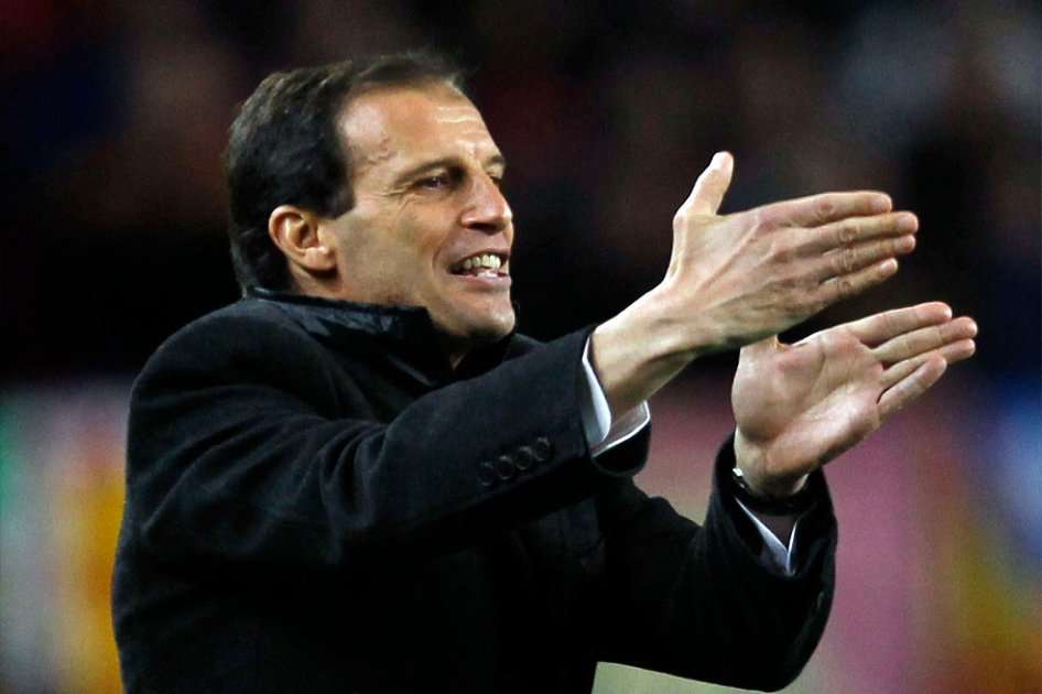 El entrenador del AC Milan, Massimiliano Allegri. Foto: EFE