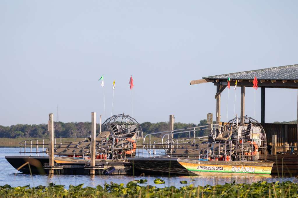 En Kissimmee puede explora los Everglades en hidrodeslizador.