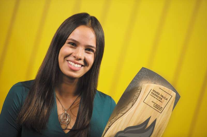 María Paula Barrera, nadadora vallecaucana, múltiple medallista de oro en los Juegos Parapanamericanos Lima 2019. / Nelson Sierra Gutiérrez