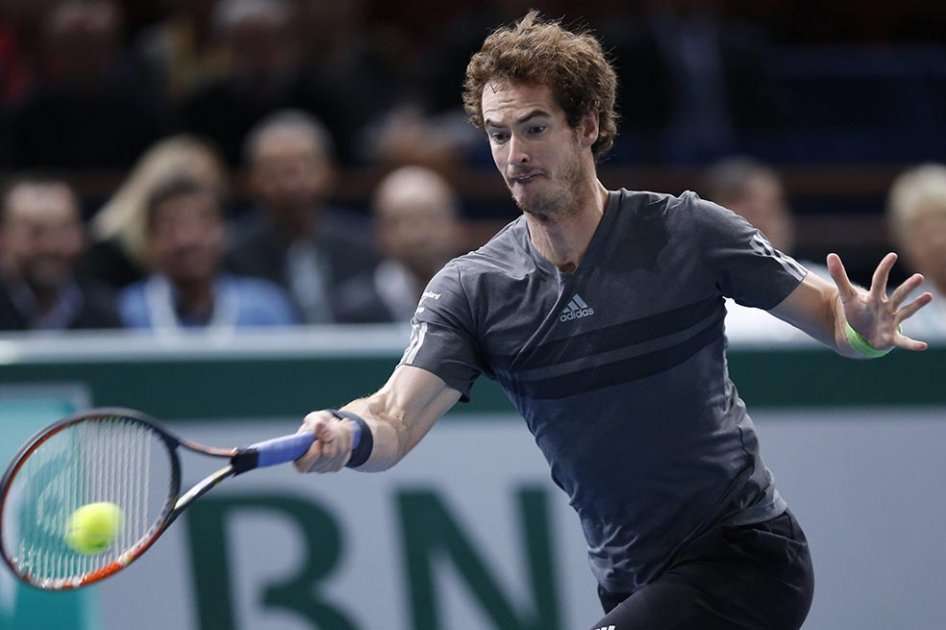 Andy Murray, a octavos de final del Masters 1000 de París-Bercy. Foto: AFP