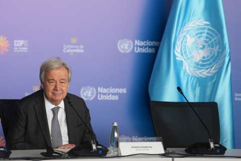 Los temas a priorizar en lo que queda de la COP16, según el Secretario de la ONU
