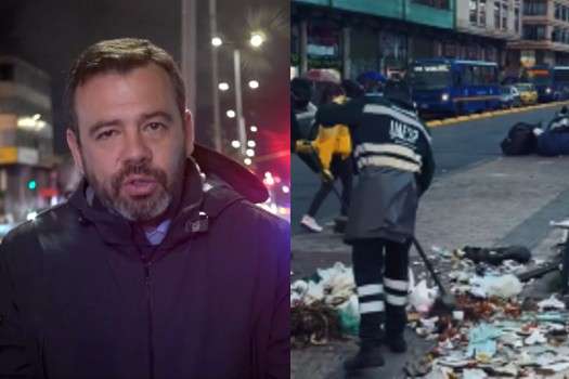 El alcalde se refirió a las nuevas medidas en la carrera Décima debido a la constante aglomeración de basuras en el separador. La apuesta no quedó exenta de críticas.